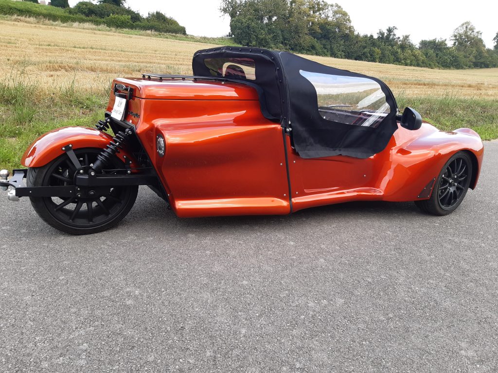 Excite Trike tricyclecar néo rétro EV JLM Concept Cars Trike France