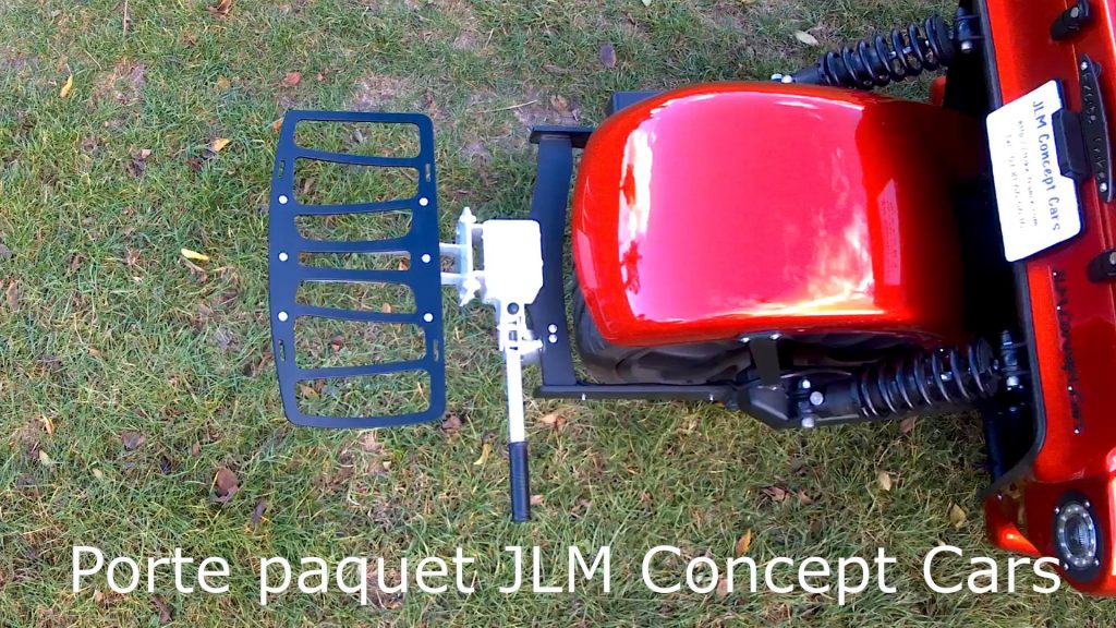 Porte paquet JLM Concept Cars pour 2 ou 3 roues Trike France
